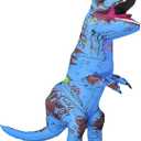Inflatable Halloween Dinosaur Costume Adult Fancy Dinosaur Suit Blow up Trex Costume Full Body Dino Costume