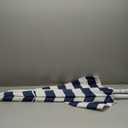 PICNIC TIME 5.5 Ft Portable Beach Umbrella, Lightweight UV Protection Sunshade with Tilt Pole & Carry Bag, Outdoor Canopy Umbrella for Beach, Sand, Pool, Patio, Camping, Travel, or Backyard Shade, (Blue & White Stripe)