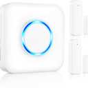 Door Chime, Satisure Wireless Door Open Contact Sensor Alarm Chime with 600 FT Range 58 Chimes 5 Volume Levels LED Indicators (1 Receivers & 2 Sensors)