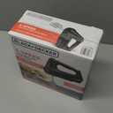 6-Speed Easy Storage Hand Mixer with 5 Attachments & Storage Case, Black (Basic)