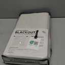 100% Blackout Shield Linen Blackout Curtains for Bedroom 96 Inches Long, Back Tab/Rod Pocket Living Room Drapes, Thermal Insulated Blackout Curtains 2 Panels Set, 50" W x 96" L,Cream