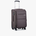Hanke 20 Inch Expandable Carry On Luggage 22x14x9 Airline Approved Softside Suitcases with Wheels Lightweight Travel Luggage Rolling Suitcase with Lock for Men and Women.(Coffee)