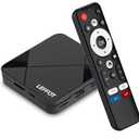 Android 14 TV Box, 2GB RAM + 16GB ROM, 4K Ultra HD Home Streaming Device for TV, 4K@60Hz Video Output, Support Voice Remote, WiFi 6, BT 5.4, HDR10, 3D, 100M Ethernet, RK3518 Quad-Core A53 CPU