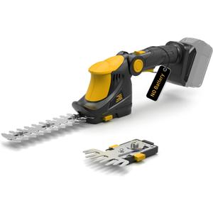 Hedge Trimmer Cordless for DEWALT 20V MAX Battery, 1200RPM Grass Trimmer Electric Hedge Trimmer, 2 in 1 Design, Perfect for Yard, Garden, and Lawn Care(Battery Not Included) (Yellow)
