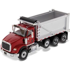 Diecast Masters 1/50 Red International HX620 Tandem Dump Truck 71076