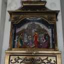 Christmas Musical Snow Globe Lantern - Nativity Scene Snow Globe Glittering Portable Hanging Tabletop Decorative Lantern Christmas Home Dcor and Gift