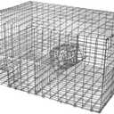 WCS Multi-Catch Sparrow Trap - Galvanized Steel Bird Cage for House Sparrows & Starlings - Humane Live Capture, Catches 8-10 Birds - for Barns, Warehouses & Farms - Made in USA