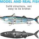 Fishing Lures for Bass Trout Bluegill Salmon Crappie Walleye Pike, for Freshwater and Saltwater,for Family Fishing Beginner and Pros, Lifelike Slow Sinking Fish Bait Lures Kit.