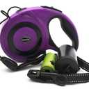 Dog Leash 26ft, Pet Long Walking Leashes Leads for Small Medium Large Dogs Doggie Up to 110lbs (Purple)