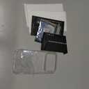 Choiche Compatible for iPhone 17 Pro Case, Women Cute Clear Glitter Bling Sparkly Case, [3 x Diamond Camera Lens Protectors] [2 x Tempered Glass Screen Protectors] 6.3-inch (Glitter Clear)