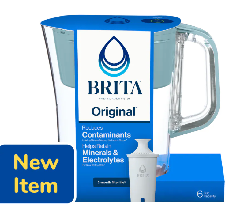 Brita™ Original Pitcher and Dispenser Replacement Filters, 6 Cups