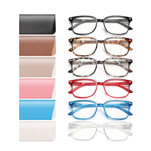 6 Pack Reading Glasses for Women, Reading glasses men, Blue Light Blocking Readers, Computer eye glasses, Cheaters, +1.25 