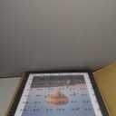 19x25 Picture Frame with 16x22 Mat, Display Photo 16x22 with Mat or 19 x 25 Without Mat, Wall Hanging Large 19 by 25 Poster Frame with Plexiglass, Black