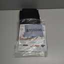 Genina 100% Waterproof Couch Arm Covers Set of 2, Armrest Covers for Sofa Couch Armchair, Anti-Slip Sofa Arm Cover Protectors Armchair Slipcovers for Pets Dogs (Black)