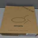 SENSARTE Nonstick Crepe Pan, Swiss Granite Coating Dosa Pan Pancake Flat Skillet Tawa Griddle 10-Inch with Stay-Cool Handle, Induction Compatible (Gray)