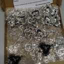 Halloween Shower Curtain Hooks, 12Pcs Black Heart Thorny Rose Cross Rustproof Decorative Shower Rings for Vintage Gothic Style Bathroom Decor