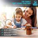 3Dmate Starter - Transparent 3D Pen Mat 9 x 7 Inches with Compatible Stencils Book - Flexible Two-Sided Heat-Resistant Silicone - 3D Pen Accessories - Templates for Kids, Adults