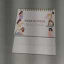 Gueevin Pregnancy Calendar Weekly Pregnancy Milestone Calendar with Scripture Pregnant Gifts for Expecting Mom, Baby Growth Tracker and First Time Parents Essentials, 44Page Flip