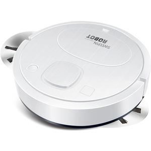 Robot Vacuum 1000Pa Powerful Tangle - Free Suction, 60 Min Runtime, Handles Hard Floors, Carpets & Pet Hair Easily, Intelligent Obstacle Avoidance, Quiet Operation, One - Touch Control (White)