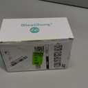 SheeChung 4-Pack Black Stackable Apothecary Jars - (10oz & 12oz) Mixed Sizes Qtip Holder - Modern Industrial Bathroom Accessories Decor with Storage Lids - Translucent Black