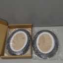 2 Pack 5x7inch Vintage Oval Picture Frame Photo Frame Table Top Display and Wall Hanging Home Decor, Old Fashioned Photo Gallery Art Decor