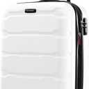 Samsonite Omni PC Hardside Expandable Luggage with Spinner Wheels, Carry-On 20-Inch, White