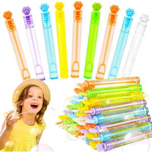 DERAYEE 36PCS Paw Print Bubble Wands for Kids Bulk, Cat Mini Bubble Party Favors Toys Cute Puppy Dog Party Decorations for Boys Girls Birthday Gifts Classroom Prizes Goodie Bag Stuffers