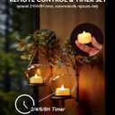 Remote Candles, 24 Pack Flameless Tea Lights Candle Battery Operated, 400+Hours LED Tea Lights with Remote, Timer Battery Votive Candle for Holidays Wedding Home (Warm White, Ivory Shell)