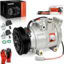 A-Premium Air Conditioner AC Compressor with Clutch Compatible with Mazda 3 2.0L 2010-2013, 3 Sport 2.0L 2010-2013, with HCC-HS18N Compressor, 5 Grooves (Not 6 Grooves)