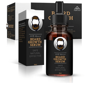 FORTIVO Beard Growth Kit For Men Serum & Derma Roller,  2 packs