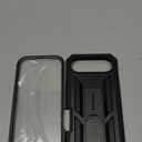 FNTCASE for iPhone Air Phone Case: Military Grade Drop Proof Protection Mobile Cover with Kickstand | Matte Textured Rugged Shockproof TPU | Protective Sturdy for iPhone 17 Air Case - Black