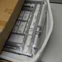 Outsunny 3.5ft Folding Ice Cooler Table with Drain, 2-Tier Outdoor Patio Party Cooler, Fishing Cleaning Table with Storage Shelf for Picnic BBQ Camping Wedding, White