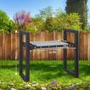 Garden Kneeler and Seat, Foldable Garden Stool 400lbs Heavy Duty Garden Tools Protects Knees and Back, Women and Men Seniors Gardener,Large 19.7"x10"x18.5"