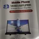 14 Inch Smartphone Screen Magnifier 3D HD Foldable Amplifier Phone Stand with Adjustable Angle Gift for Mom Dad Family Portable Universal Enlarger Movies Gaming Video