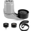 BMW 11287589365 4Pcs Serpentine Belt & Tensioner Kit w/ Pulley 530i 540i X5 X6