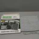 6076C (CF11809) Cabin Air Filter w/Activated Carbon Compatible with Chevry Silverado 1500 14-18/Suburban 15-20/Tahoe 15-20, Gmc Sierra 1500 14-18/Yukon 14-20,Cadillac Escalade 15-20.