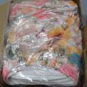 ALVABABY Baby Cloth Diapers 6 Pack with 12 Inserts Cloth Diaper Covers Adjustable Washable Reusable for Baby Girls and Boys (Flower World)