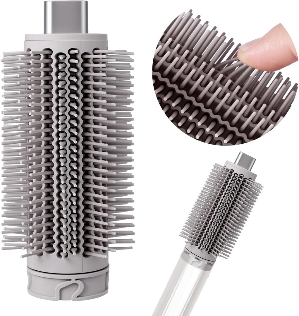 2.32" Small Round Brush Attachment for Shark FlexStyle HD400 HD430 HD432 HD435 HD440, Blowout Styling Brush for Fine Hair, Short Hair & Bangs, Anti-Tangle Volumizing Barrel