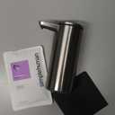 simplehuman 9 oz. Touch-Free Automatic Rechargeable Sensor Pump, Brushed Stainless Steel, New