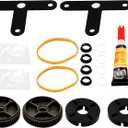 51072-54 Headlight Headlamp Motor Repair Kit with Fix Brass Gear Compatible with 2000-2004 Corvette C5 1993-2002 Firebird Trans Am 1992-1994 Sunbird 1991-1996 Saturn SC SL Headlamp Motor