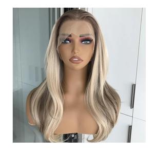 Aisom Ash Platinum Straight 18“ Highlight Wig Mixed Brown and Blonde Color Ombre Lace Front Wigs for Women Synthetic Wig (Highlight Ash Platinum) Aisom Ash Platinum Straight 18“ Highlight Wig Mixed Brown and Blonde Color Ombre Lace Front Wigs for Women Synthetic Wig (Highlight Ash Platinum)