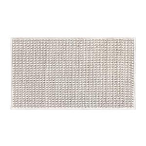 Artoid Mode Beige and Grey Machine Washable Non Slip Doormat,Soft Absorbent and Stain Resistant Kitchen Rugs for Sink Hallway Bathroom and Laundry 17x29 Inch
