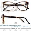 Amomoma Eyewear Blue Light Blocking Glasses for Women Anti Eyestrain Filter Blue Ray Computer Game Glasse & UV/Reduce Glare Lens (Leopard Frame)