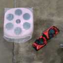 Pink Music Boxing Machine, Music Boxing Machine for Adults, 9 Speeds and 9 Modes, with Boxing Gloves, for Home Indoor Exercise Boxing Machine