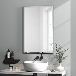 KOHROS 18x24 Frameless Rectangular Bathroom Vanity Mirror