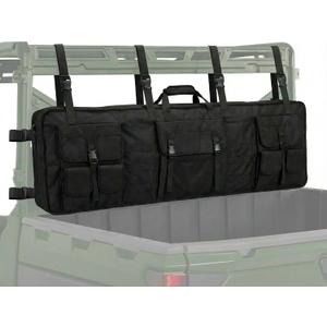 Larswon Heavy-Duty UTV Tool Bag Rack & Organizer –Roll Cage Mounted Hunting Gear Carrier, Bow Storage Case with Padded Protection Compatible with Polaris Ranger, Can-Am & Most UTV Models Black, Large