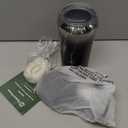 Maestri House Milk Frother, 3-in-1 Hot & Cold Milk Frothing Steamer, 8.12OZ/240ML Touch Control Foam Maker, Compact Space-saving Design for Latte, Cappuccino and Warm Milk (Black)