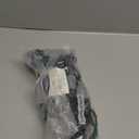 Novelty Lights 25 Foot C9 LED Outdoor Lighting Patio Christmas String Light Set, Pure White, Green Wire, 25 Bulbs