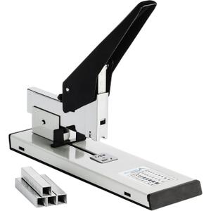 Blue Summit Supplies Heavy Duty Stapler, 200 Sheet Capacity, 2000 Staples Included, Tan