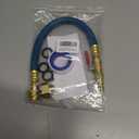 Tool Daily Winterize Blowout Adapter with Shut Off Valve, RV Winterizing Kit 12" Air Compressor Quick Connect Blow Out Fitting Plug for Motorhome, Boat, Camper, Travel Trailer